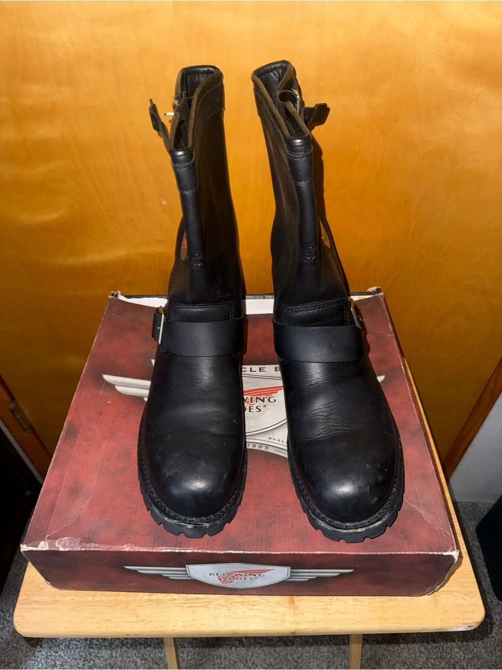 Red Wing Shoes sturdy black